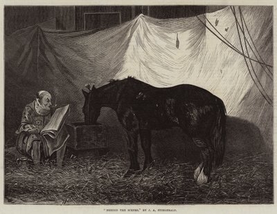Behind the Scenes by John Anster Fitzgerald